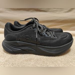 Women's Hoka Rincon 4 Athletic Running Shoes Black Size 7, Like NEW